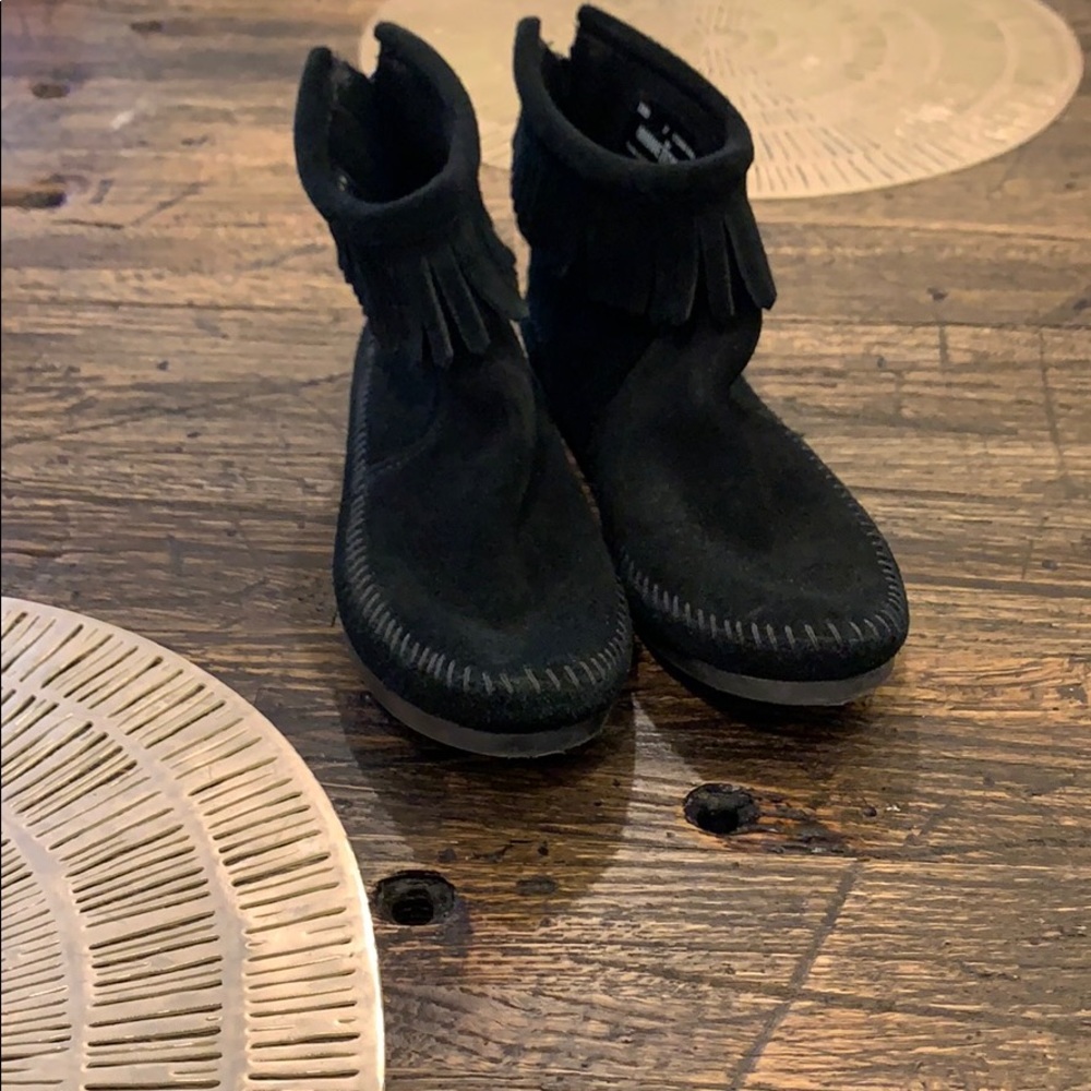 Back Zip Hard-sole Boot